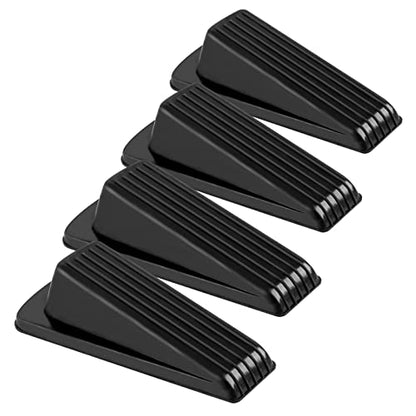 Eco-Friendly 4 Pack Door Stoppers, Rubber for Bottom of Door, Rubber Kit